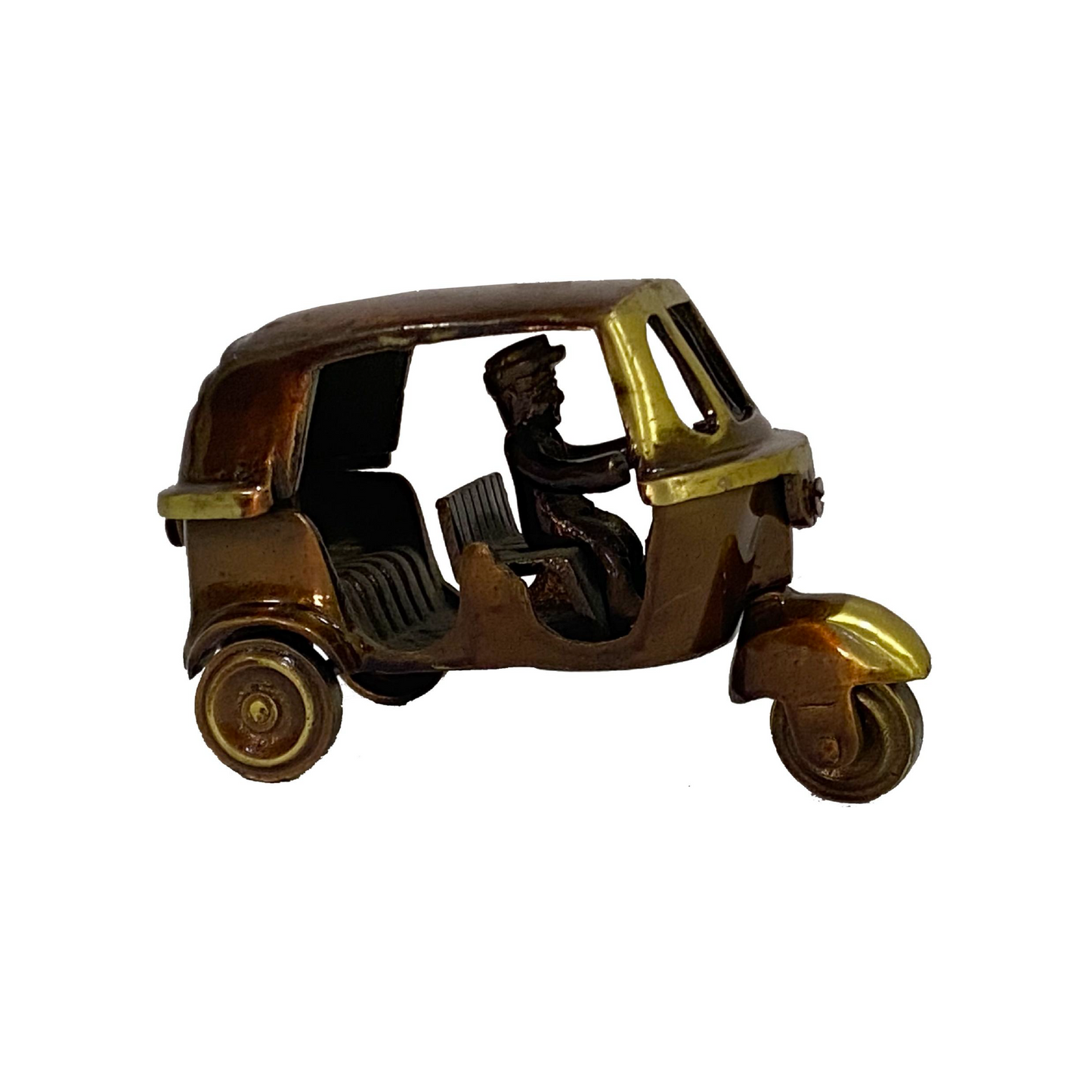 Pieza decorativa de auto rickshaw indio