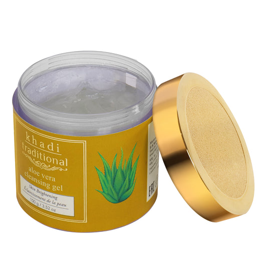 Gel limpiador tradicional de aloe vera de Khadi