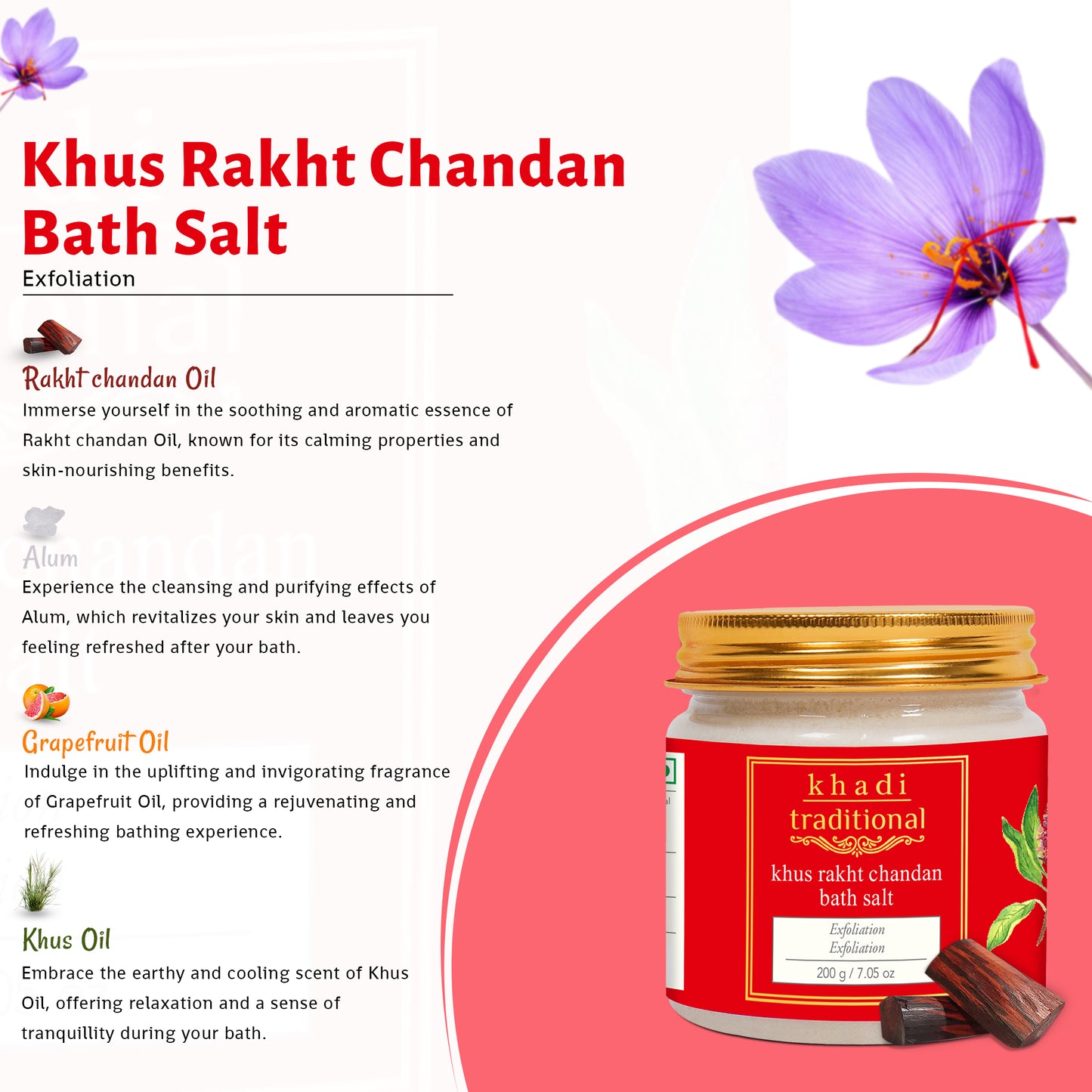 Khadi Traditional Sandalwood Detox and Exfoliate Set