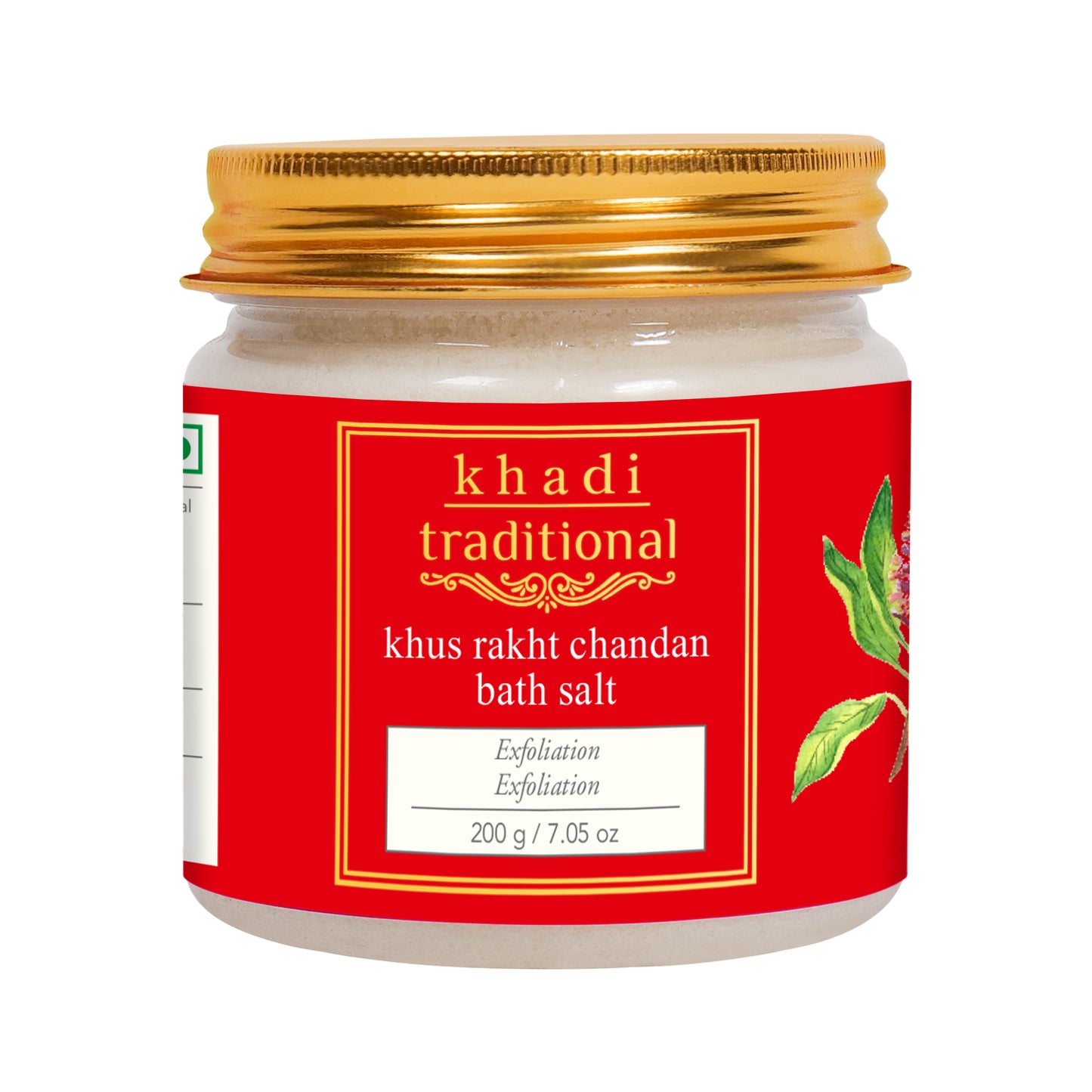 Sal de baño tradicional Khus Rakht Chandan de Khadi