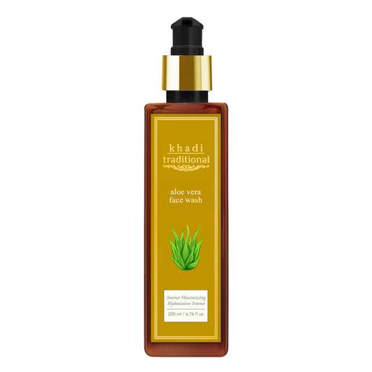 Jabón facial tradicional de aloe vera de Khadi