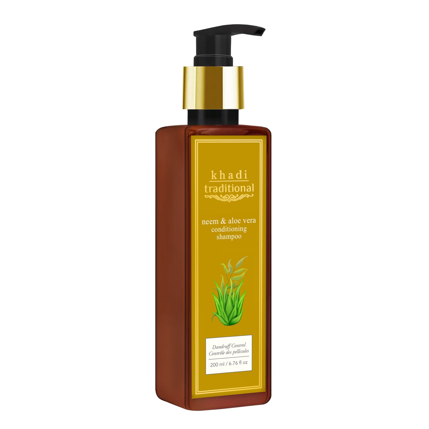 Champú acondicionador tradicional de nim y aloe vera de Khadi