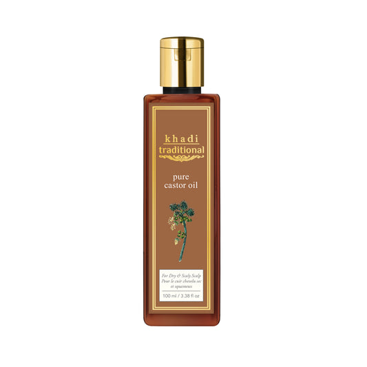 Aceite de ricino puro tradicional Khadi