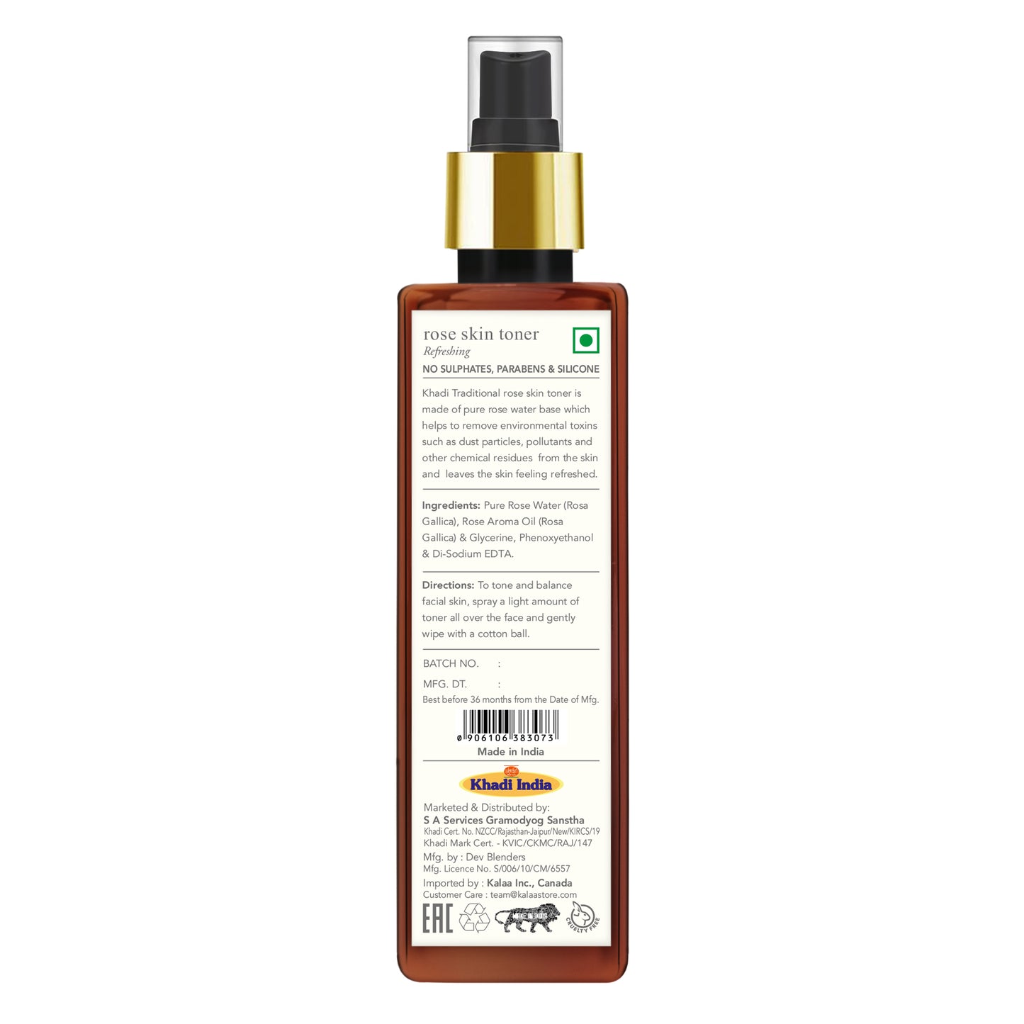 Khadi Traditional Rose Skin Toner
