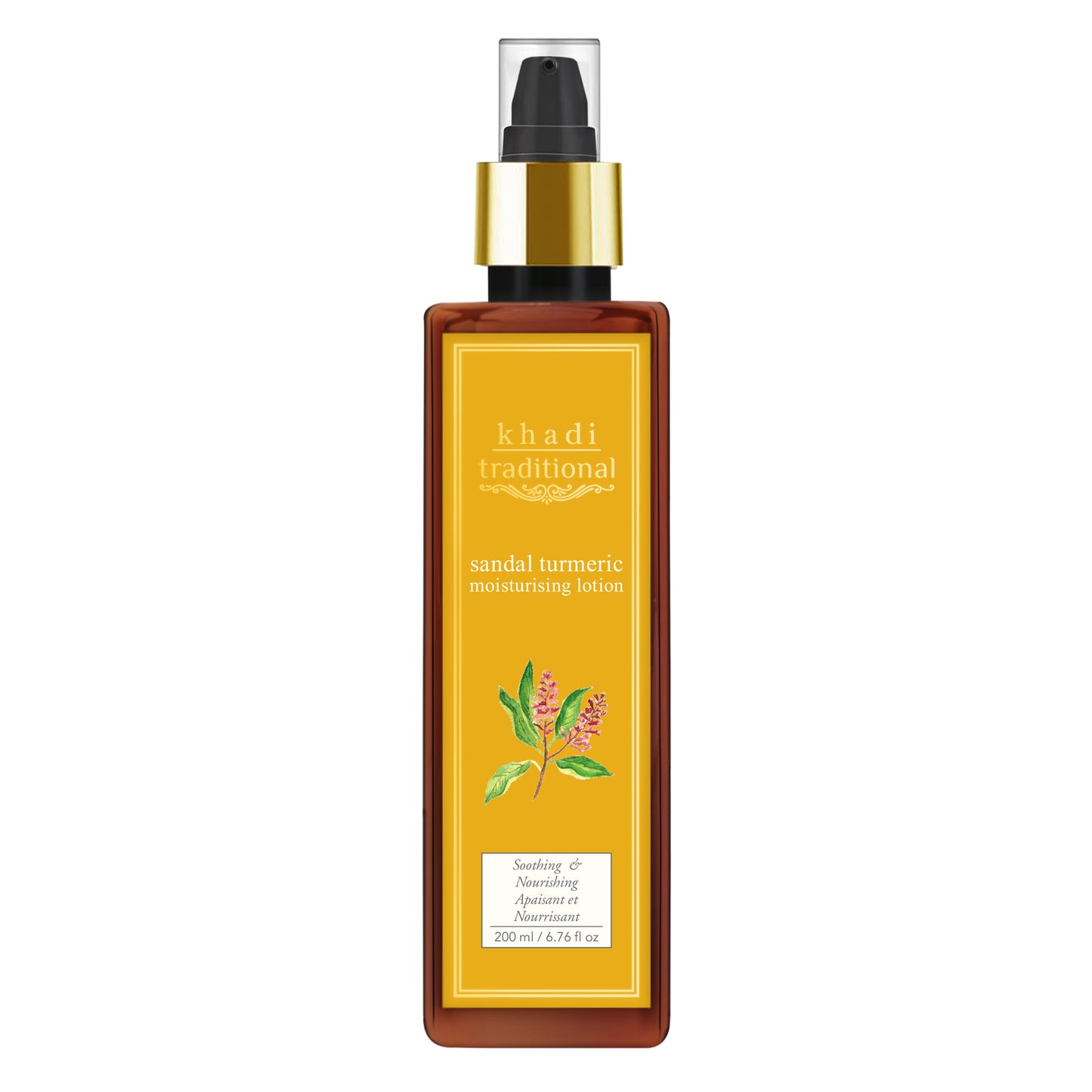 Khadi Traditional Sandal Turmeric Moisturising Lotion