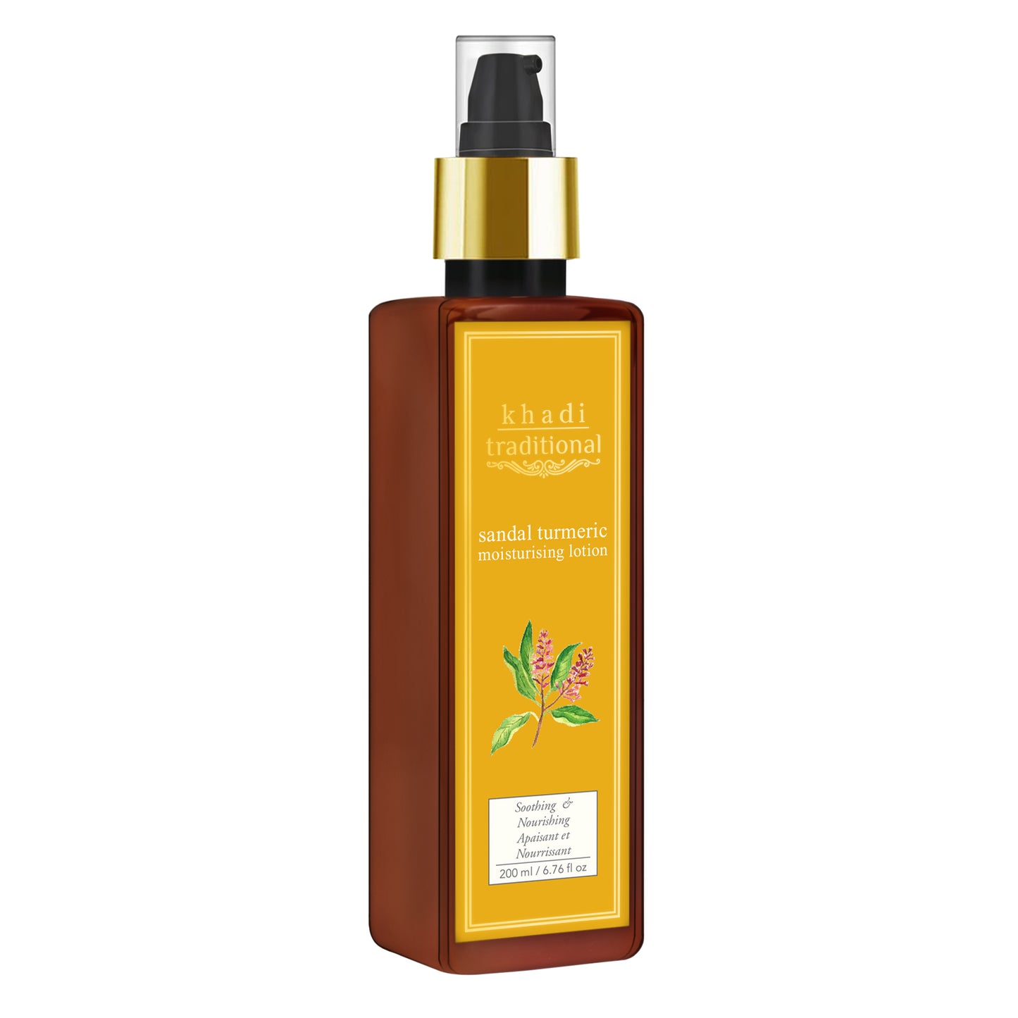 Khadi Traditional Sandal Turmeric Moisturising Lotion