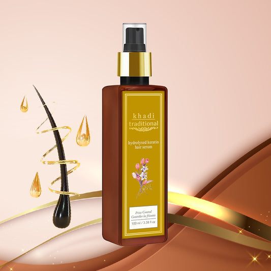 Suero capilar con queratina hidrolizada tradicional Khadi