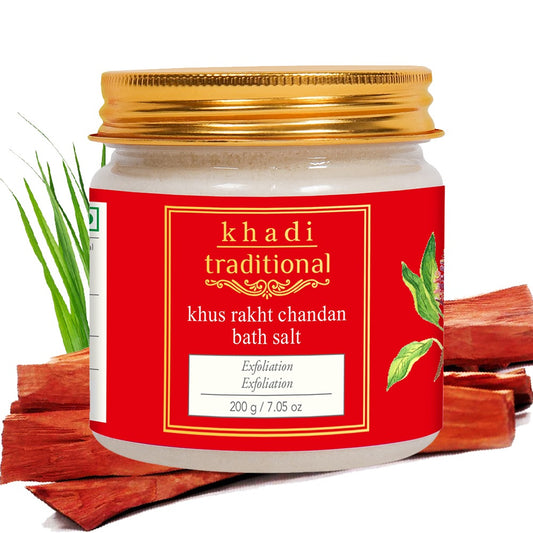 Sal de baño tradicional Khus Rakht Chandan de Khadi