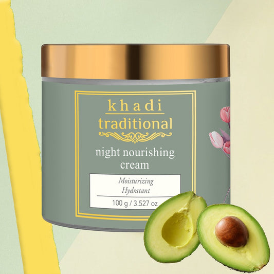 Crema nutritiva de noche tradicional Khadi