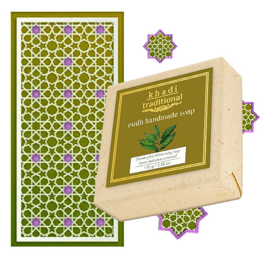 Jabón tradicional de oudh hecho a mano Khadi