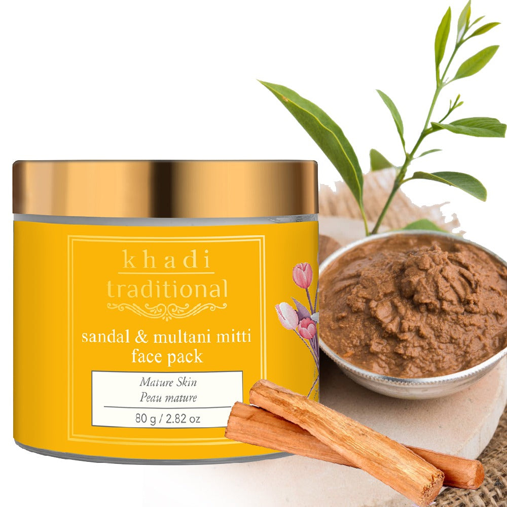 Pack visage Khadi Traditional Sandal et Multani Mitti