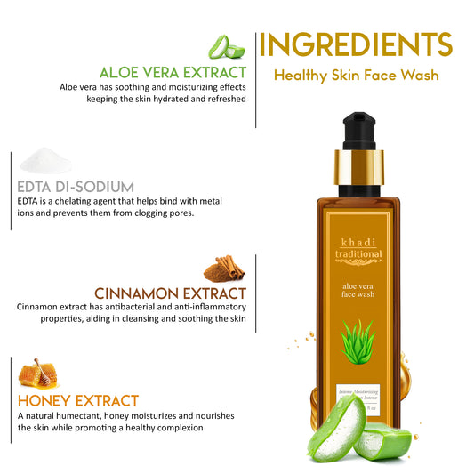 Jabón facial tradicional de aloe vera de Khadi