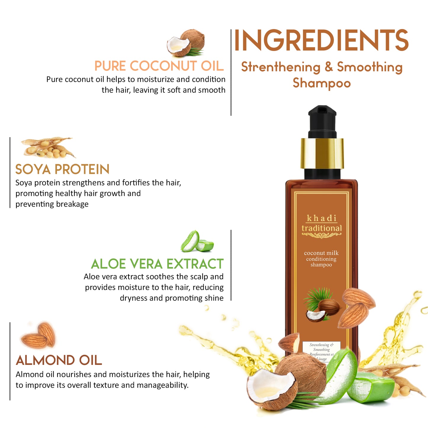 Set nutritivo tradicional de coco Khadi