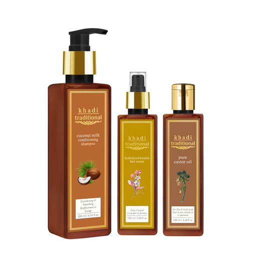 Khadi Traditional Deep Nourishment & Strength Hair Kit