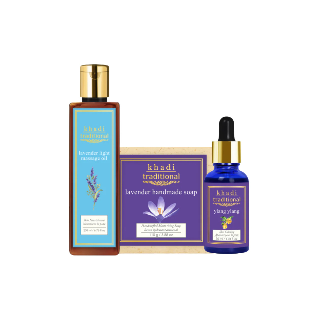 Khadi Traditional Soothing Floral Essentials Set