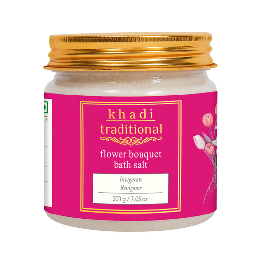 Khadi Traditional Flower Bouquet Bath Salt