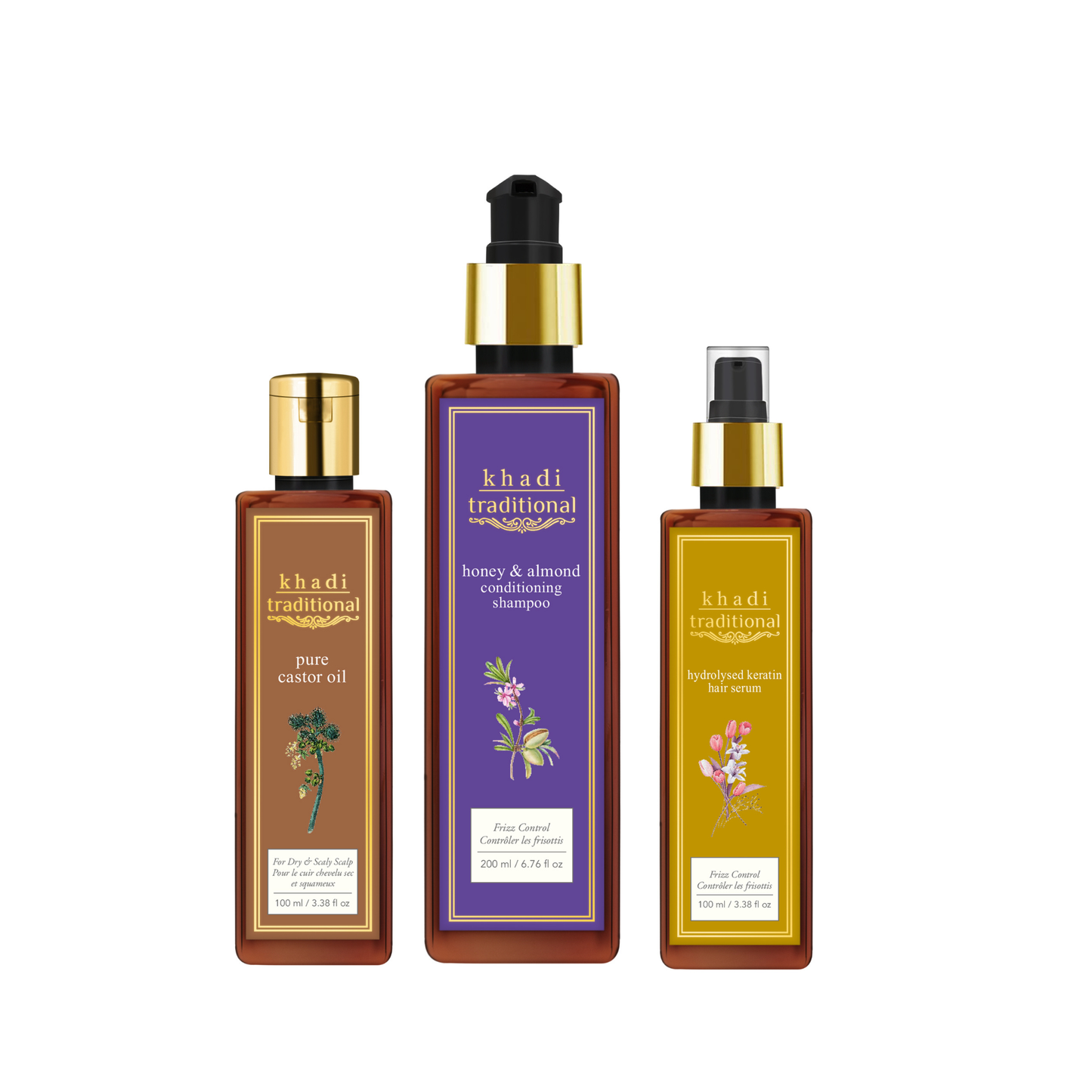 Khadi Traditional Ultimate Frizz-Control Hair Kit