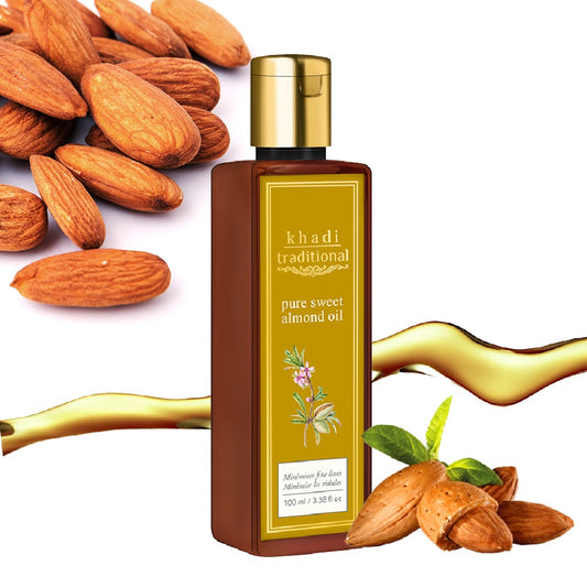 Khadi Traditional Pure Sweet Almond Oil